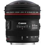 Canon EF 8-15mm f/4L Fisheye UsM L Series Fisheye Zoom Lens (p/n 4427B005AA) Canon EF 8-15mm f/4L Fisheye UsM L Series Fisheye Zoom Lens (p/n 4427B005AA)